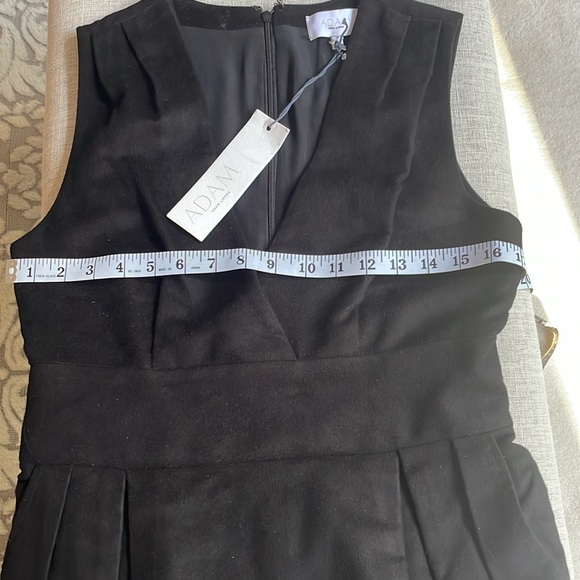 NWT ADAM ADAM Lippes Black Sleeveless dress size 6 - Picture 4 of 16